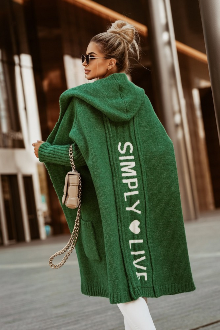 Avencea - Veste en maille longue pour femmes
