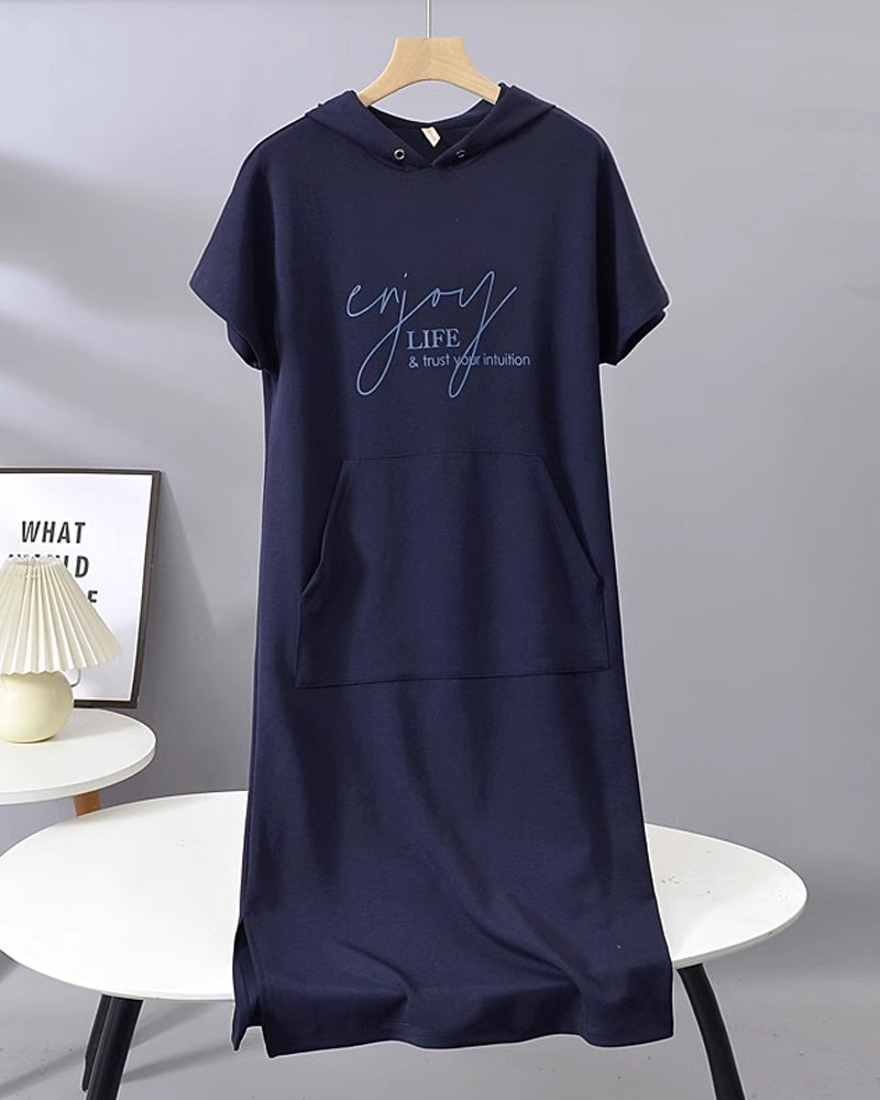 Ève™ | Robe décontractée avec capuche et coupe féminine