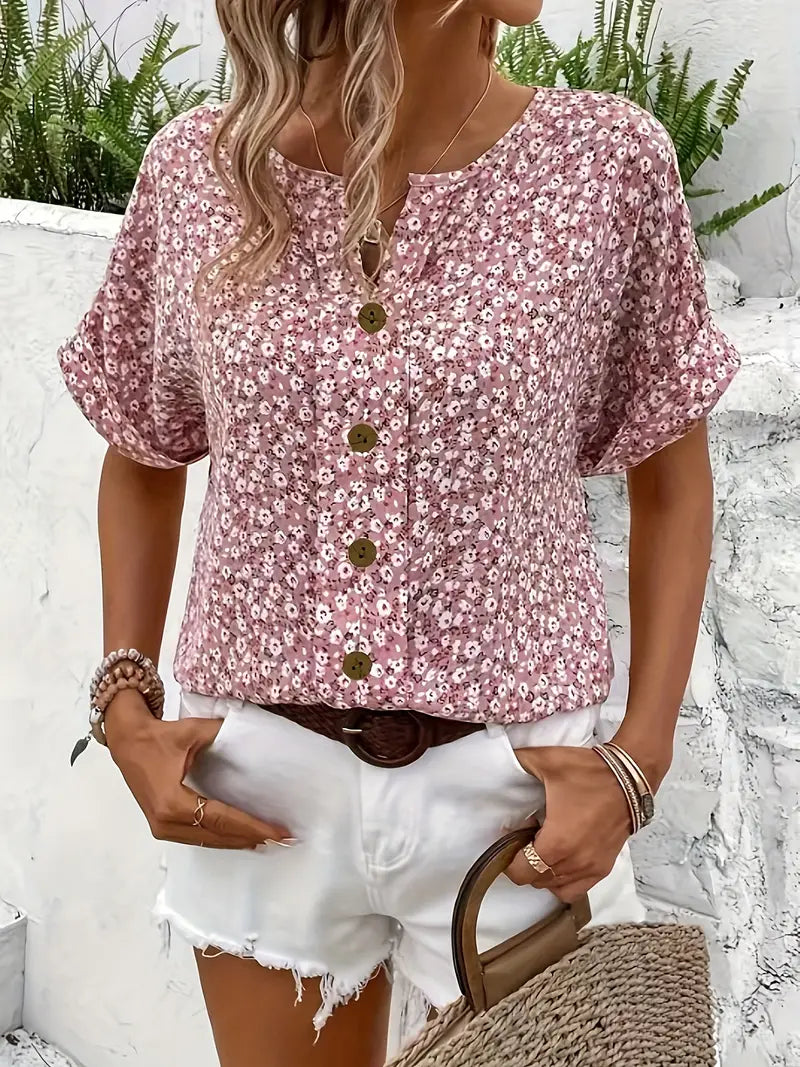 Luna | Blouse à fleurs