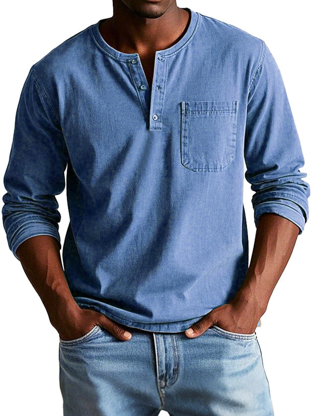 THOMAS | CHEMISE VINTAGE À MANCHES LONGUES