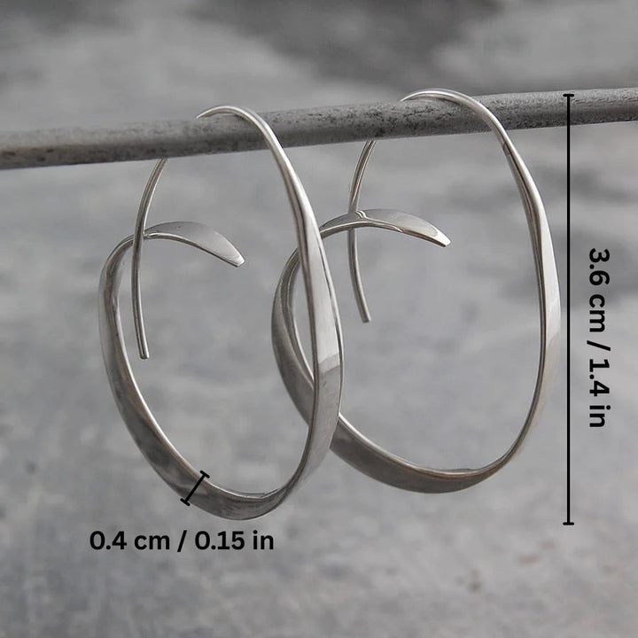 Boucles d'oreilles spirales délicieuses