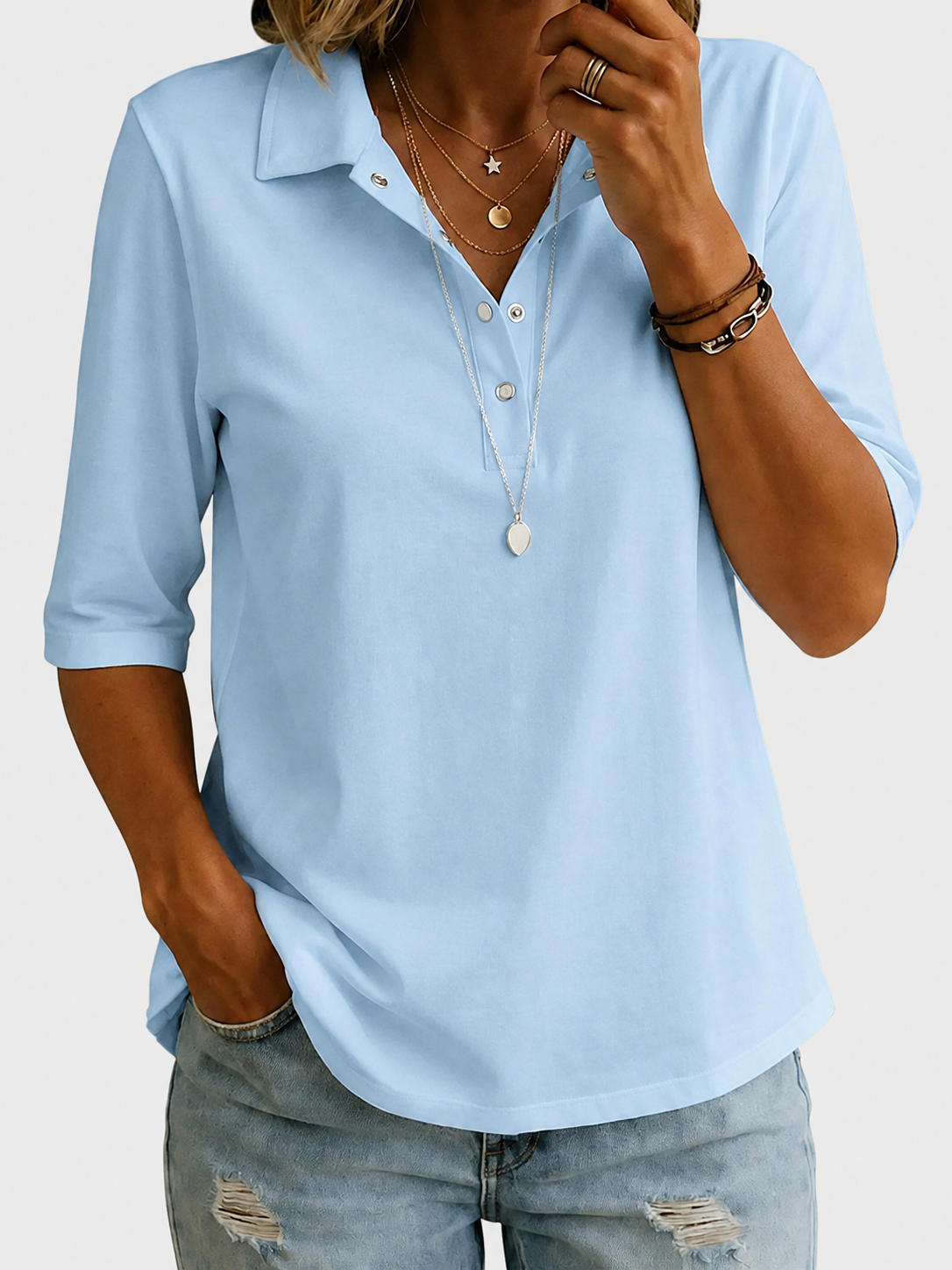 Bleu ciel / 3XL