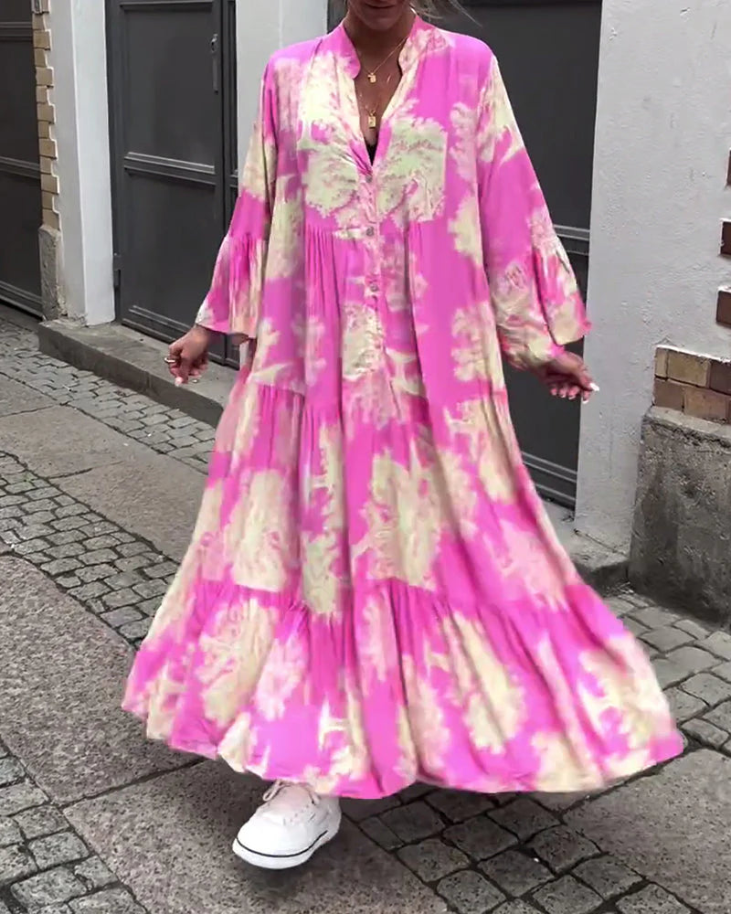 Luna | Robe élégante à coupe fluide