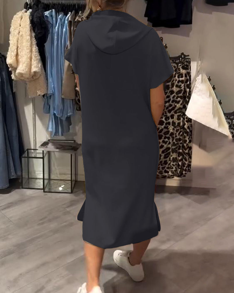 Ève™ | Robe décontractée avec capuche et coupe féminine