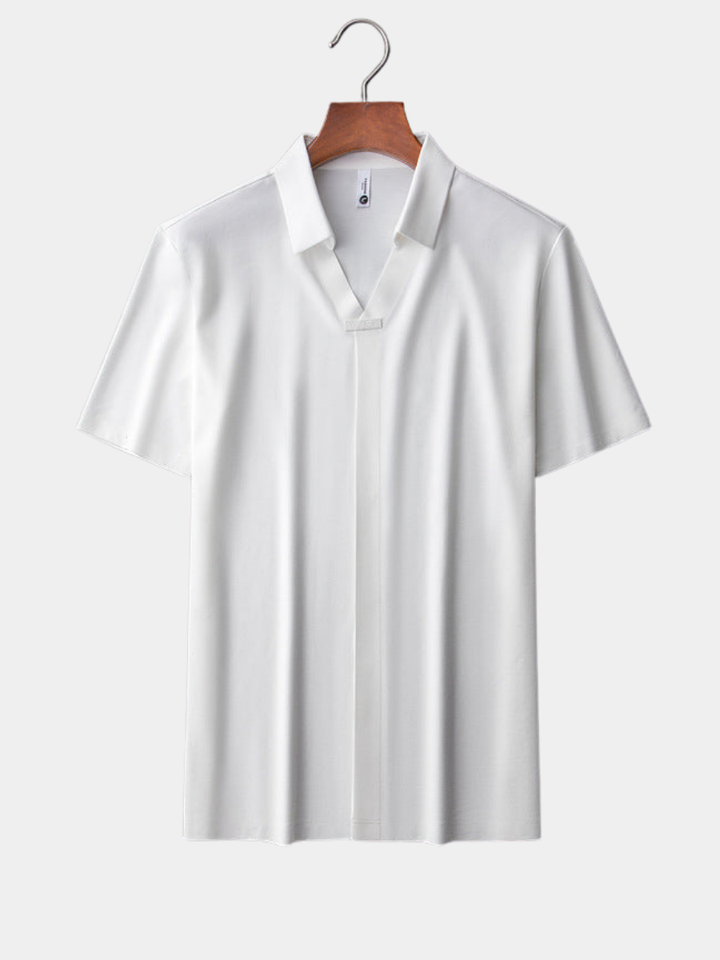 POLO EN COTON ET SOIE CORNELIO
