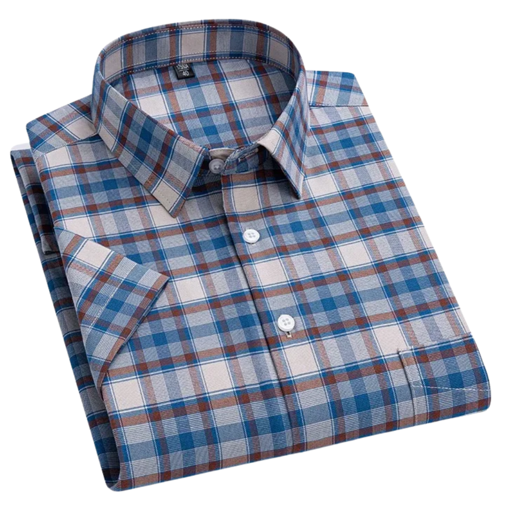 Luvare Paris - Chemise en Coton à Manches Courtes
