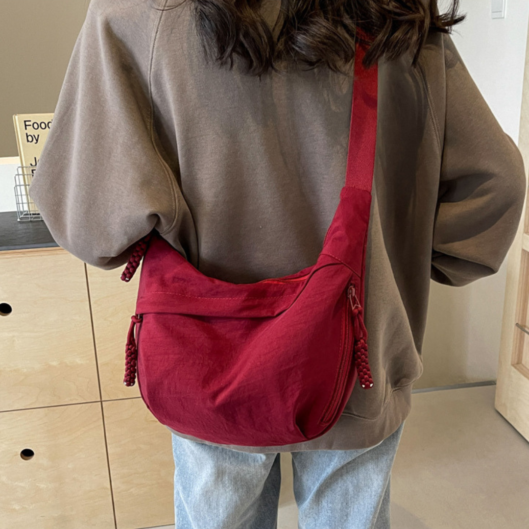 Sac à Bandoulière Élégant en Nylon pour Femme