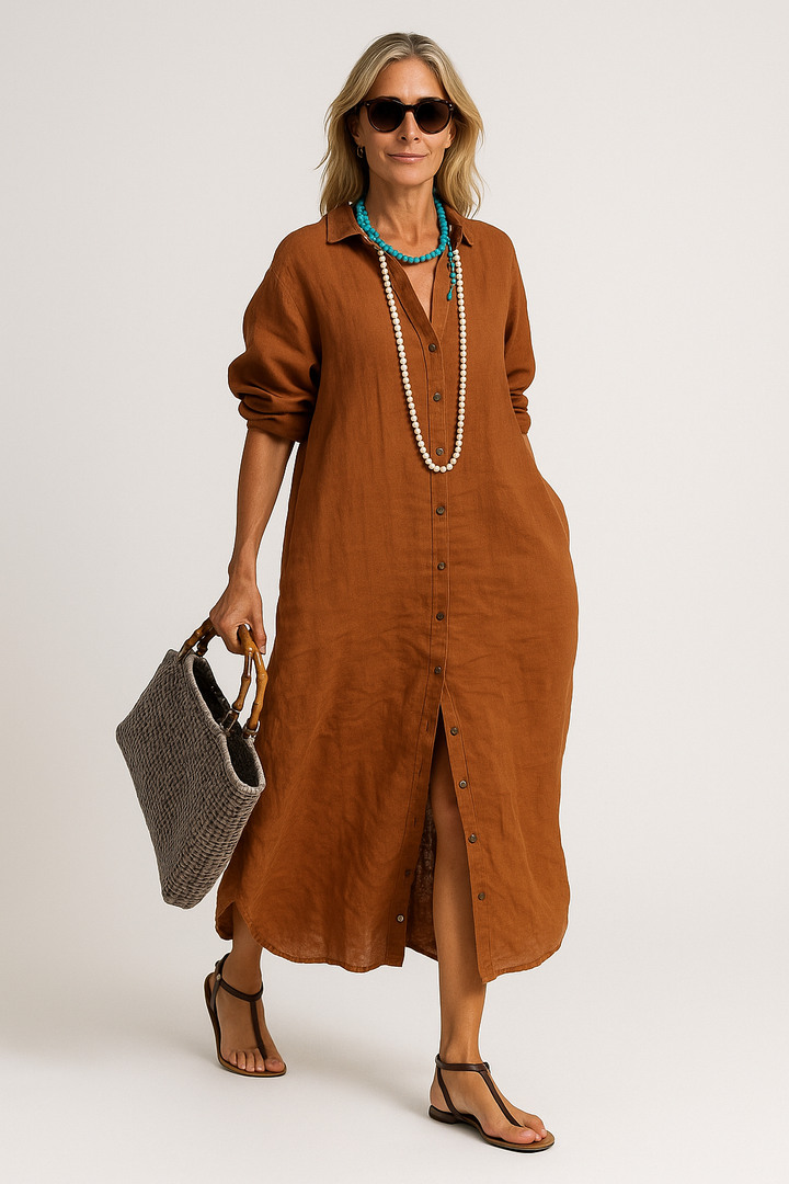 Luna | Robe ample en lin