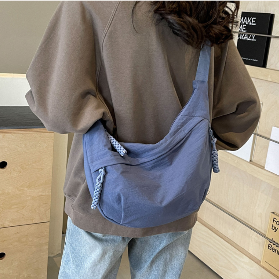 Sac à Bandoulière Élégant en Nylon pour Femme