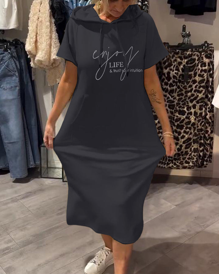Ève™ | Robe décontractée avec capuche et coupe féminine