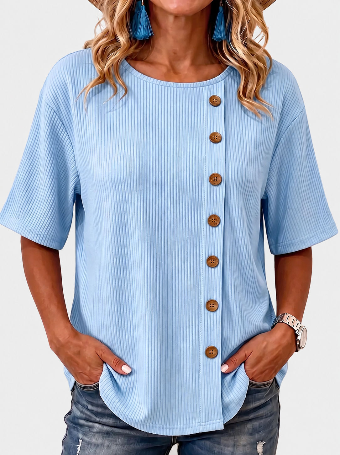 Bleu clair / 3XL