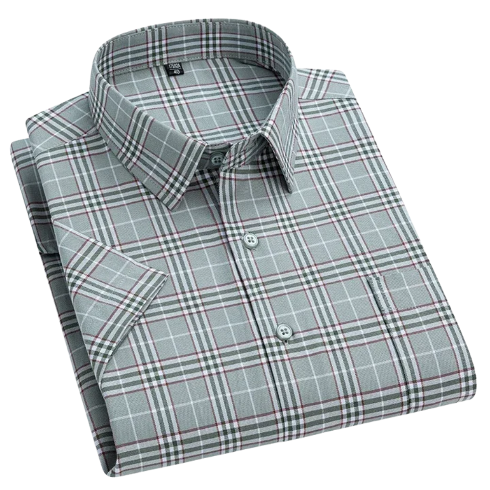 Luvare Paris - Chemise en Coton à Manches Courtes