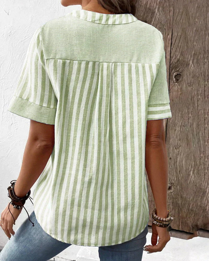 Luna | Blouse rayée élégante