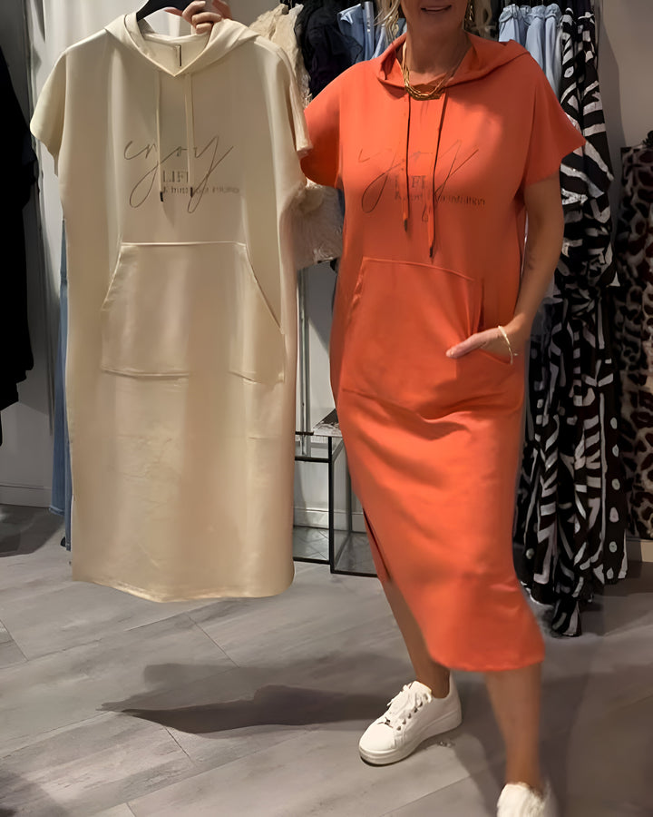 Ève™ | Robe décontractée avec capuche et coupe féminine