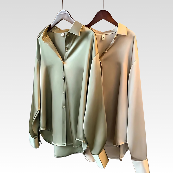 Clémence™ | Chemise en Satin