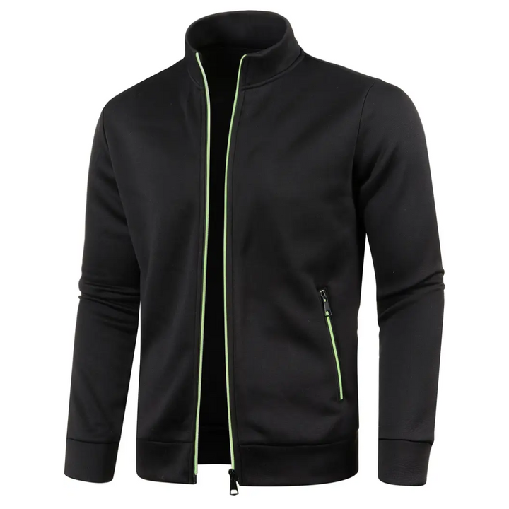 Théo™ – Veste Tricotée Classique avec Fermeture Éclair