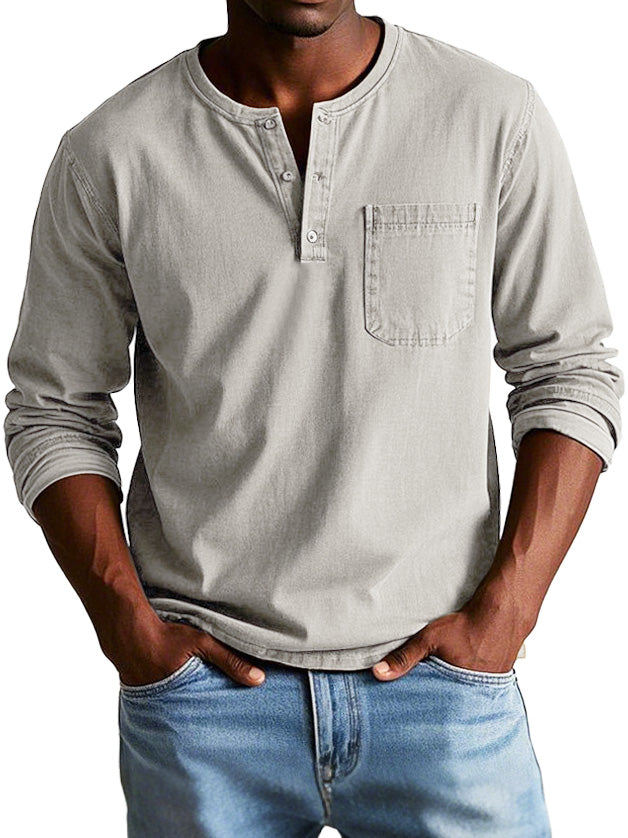 THOMAS | CHEMISE VINTAGE À MANCHES LONGUES