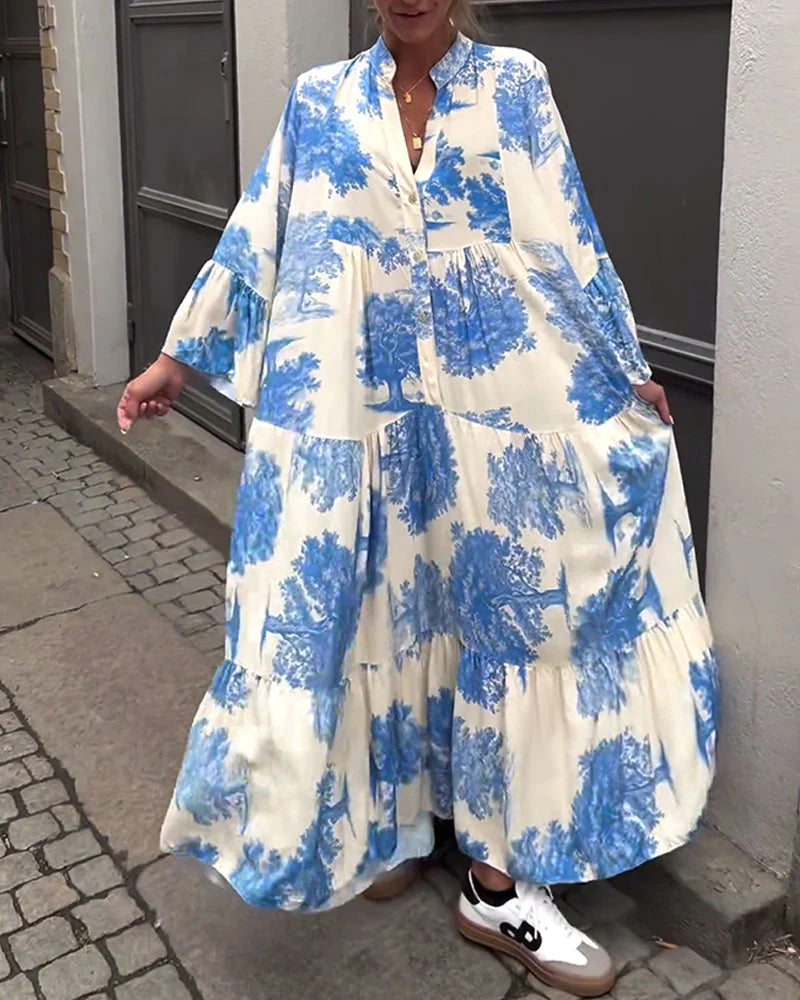 Luna | Robe élégante à coupe fluide