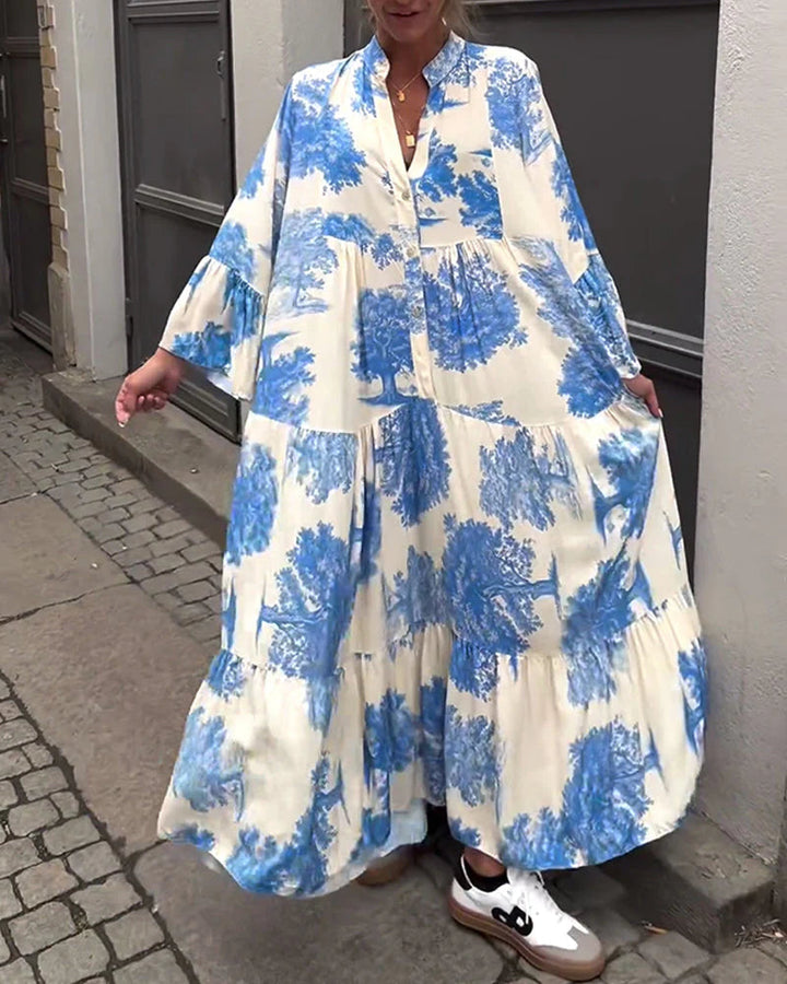 Luna | Robe élégante à coupe fluide