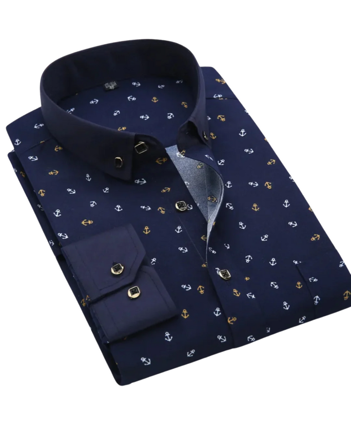 Luvare Paris - Chemise à Imprimé Nautique