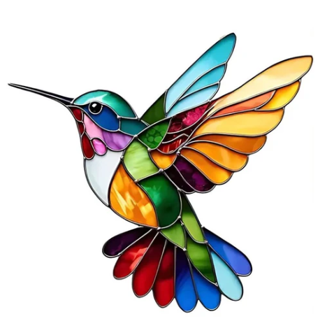 Collier Kolibri Multicolore – Pour les amoureux des oiseaux et les fans de bijoux