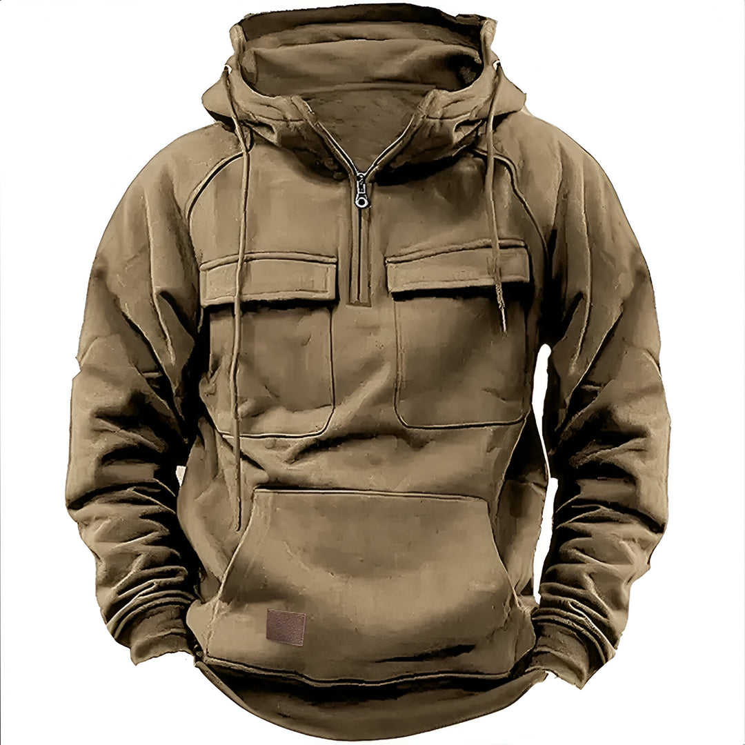 Hoodie Demi Zip Premium