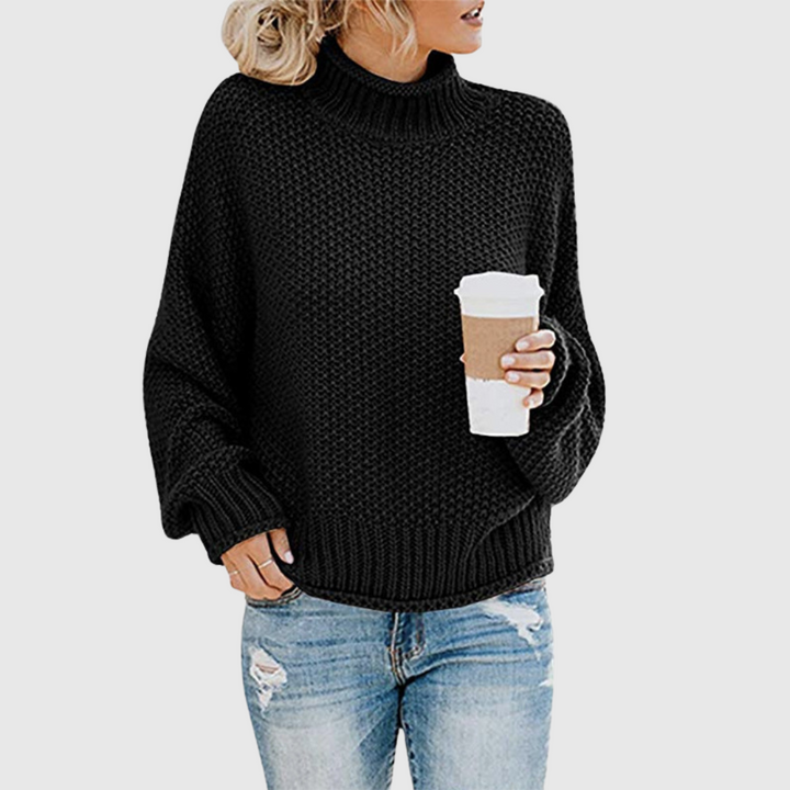 Pull Aurora — un col roulé chaud qui organise le style en une minute