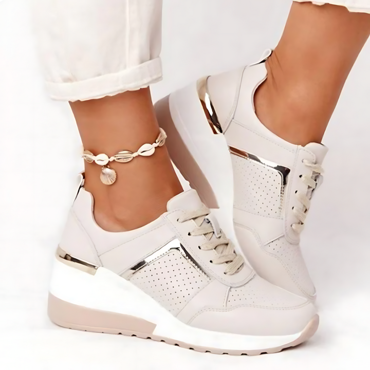 Luna | Baskets tendance à semelles compensées