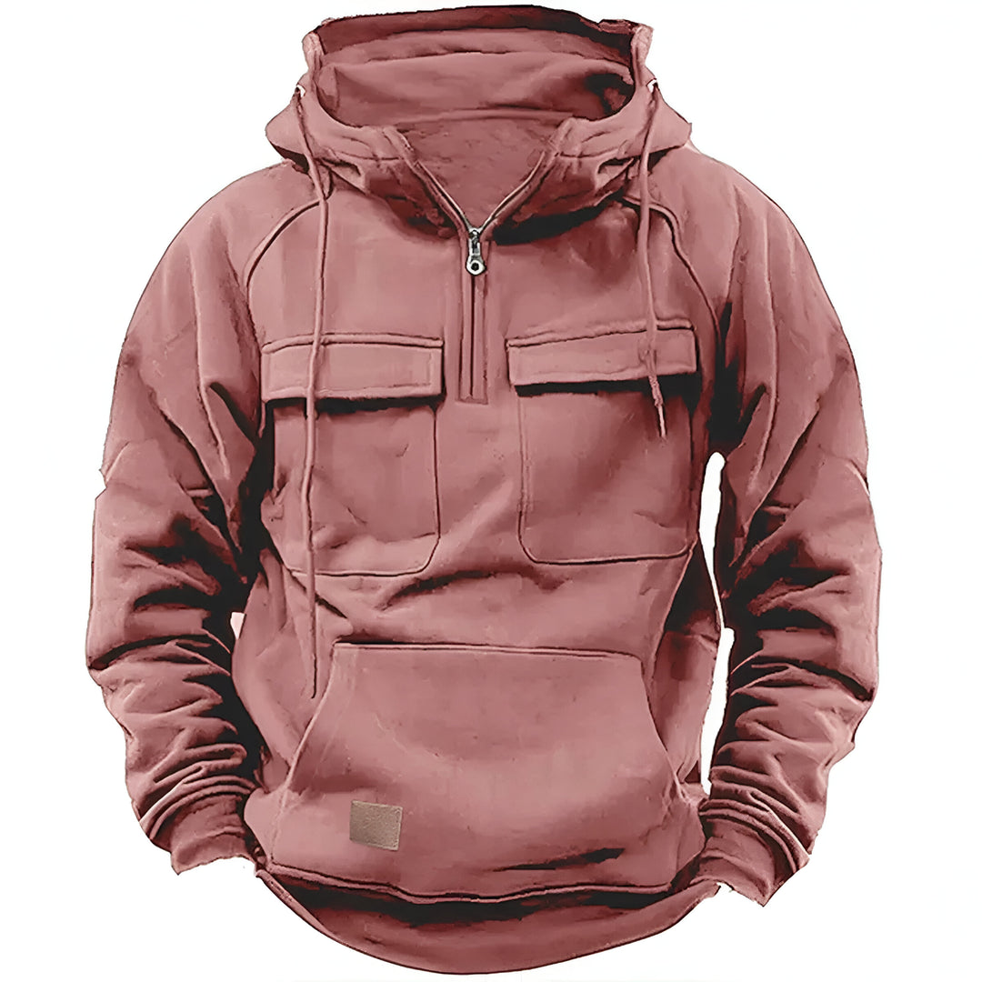 Hoodie Demi Zip Premium