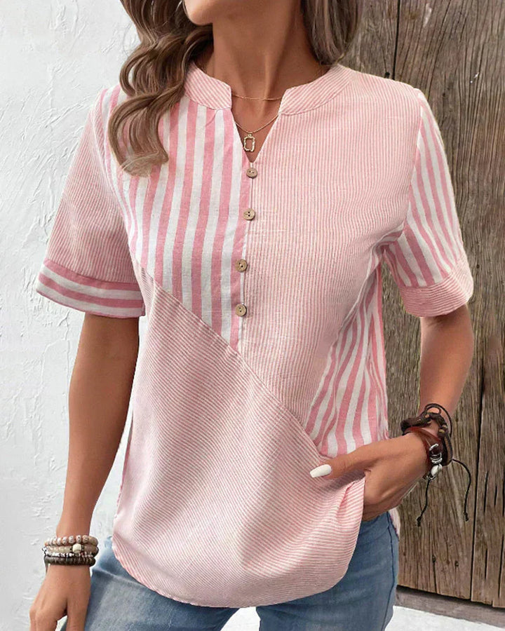 Luna | Blouse rayée élégante