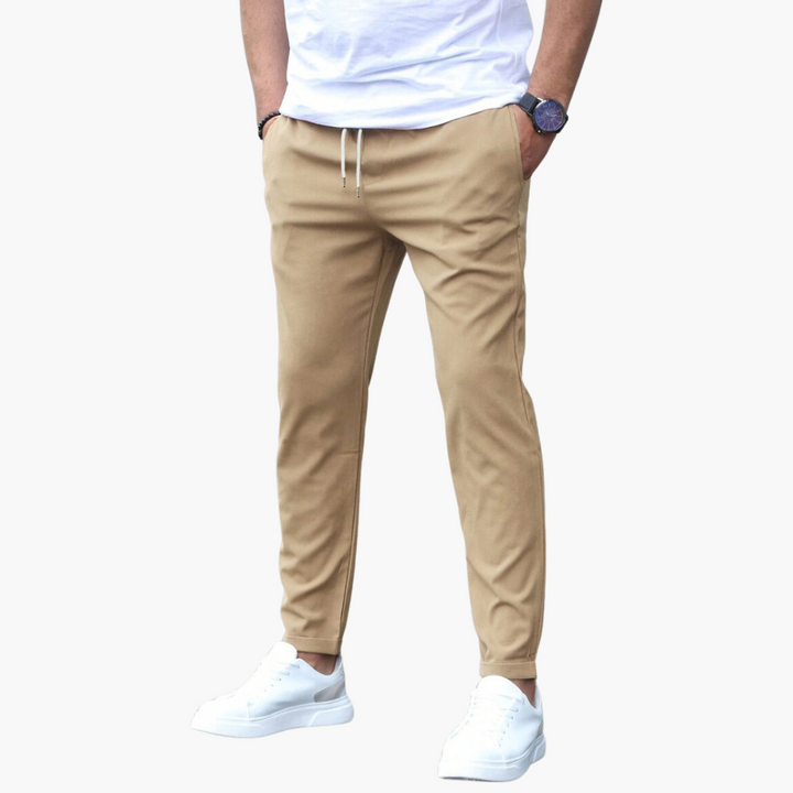 VINCENZO | PANTALON ÉLÉGANT AVEC ÉLASTIQUE