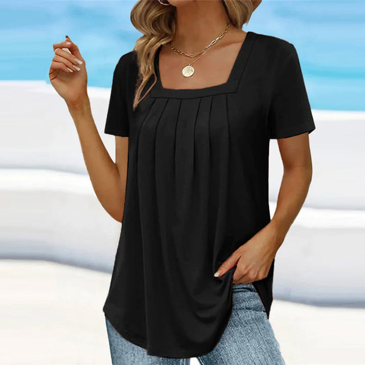 Luna | Blouse plissée