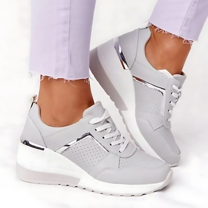 Luna | Baskets tendance à semelles compensées