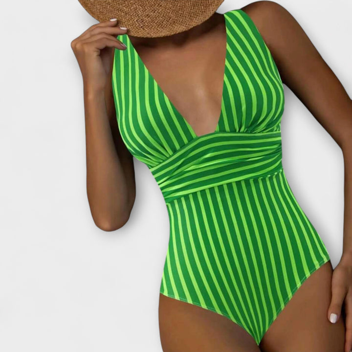 Aurora™ | Maillot de Bain Complet à Rayures