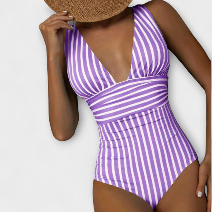 Aurora™ | Maillot de Bain Complet à Rayures