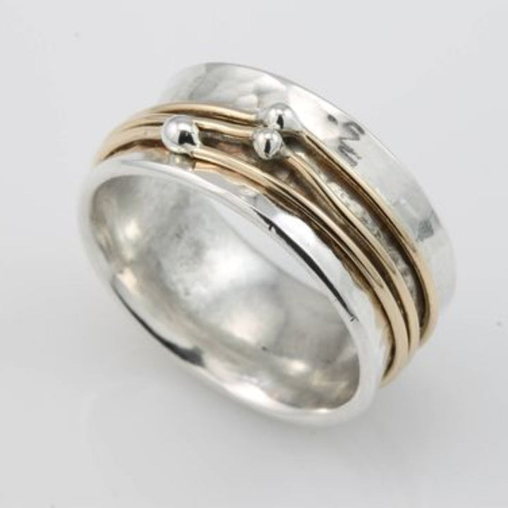 Brillance - Bague en Argent Plaqué Or