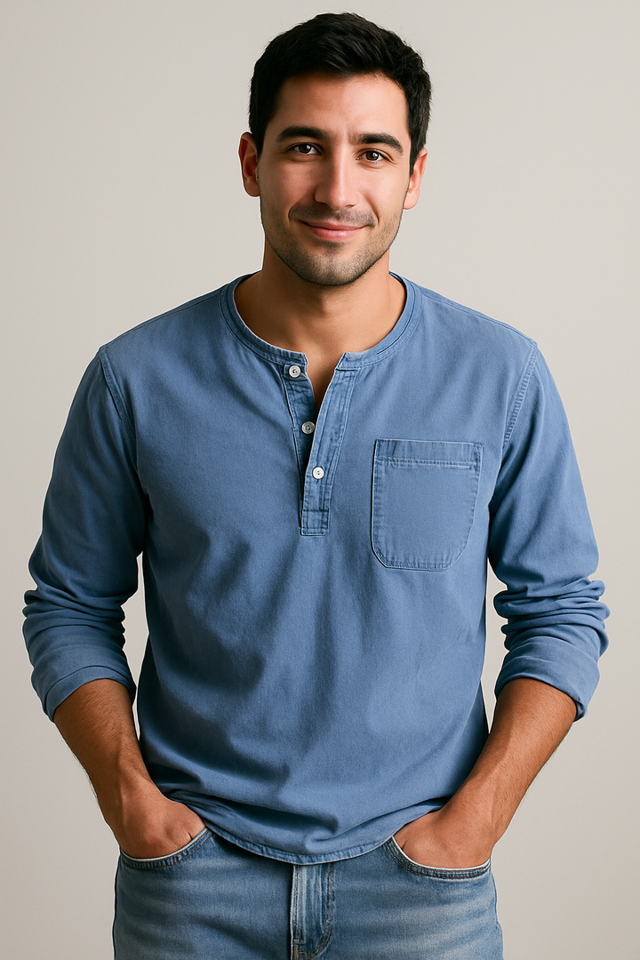 THOMAS | CHEMISE VINTAGE À MANCHES LONGUES