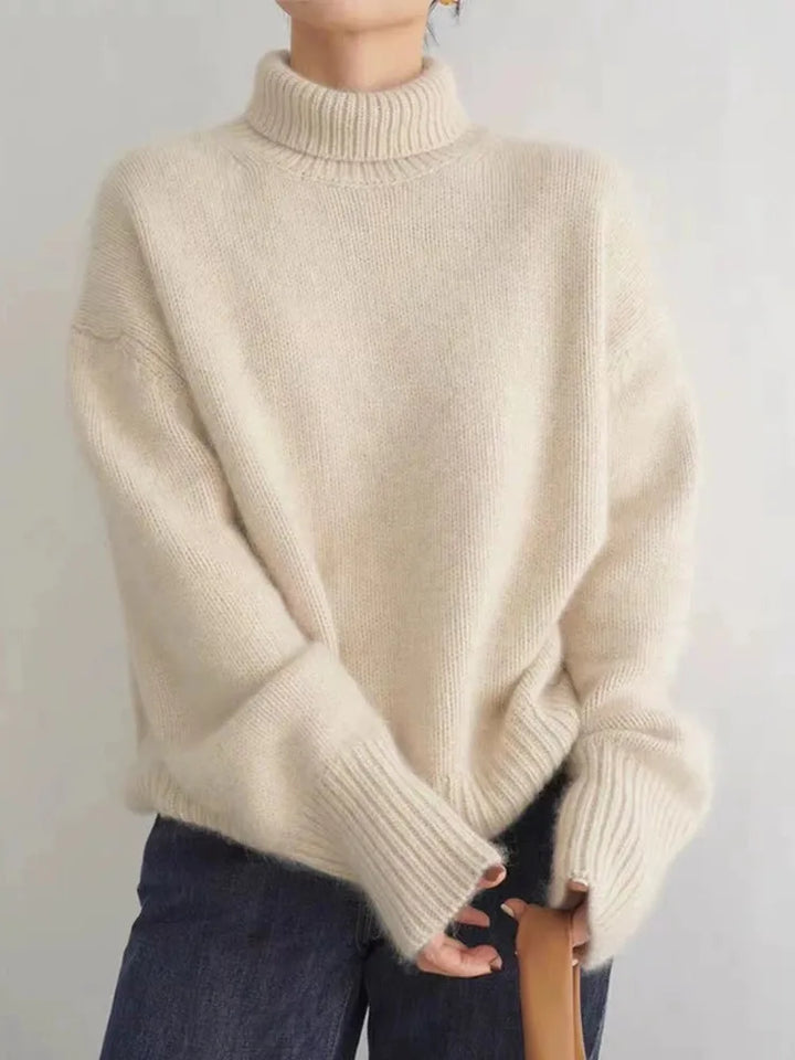 Grażyna — Pull doux avec col montant