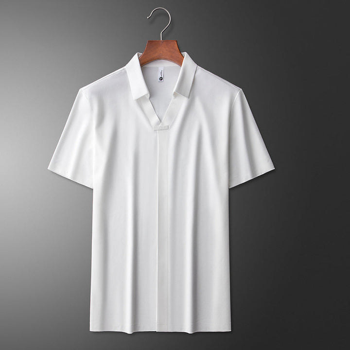 POLO EN COTON ET SOIE CORNELIO
