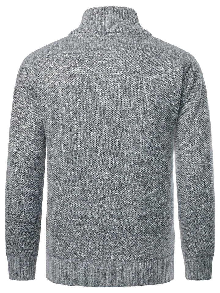 Cardigan Zippé Col Montant