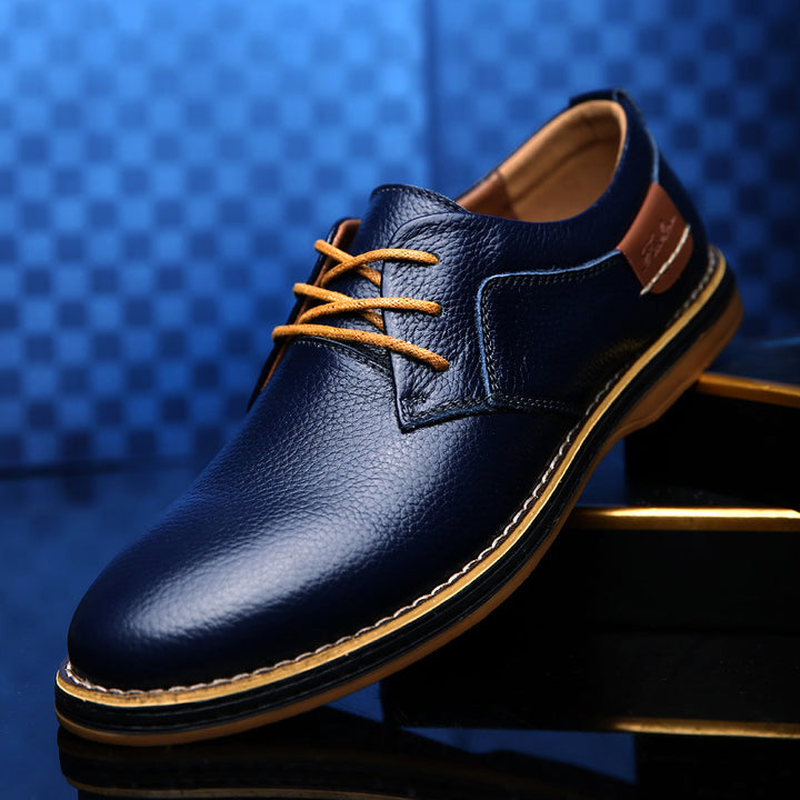 Michel — Oxford en cuir lisse, élégance & confort contemporain