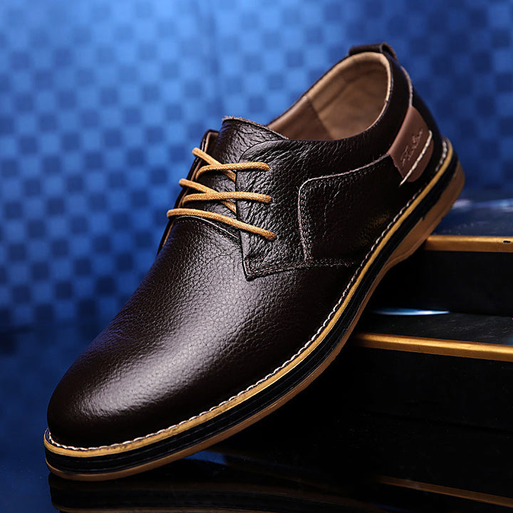 Michel — Oxford en cuir lisse, élégance & confort contemporain