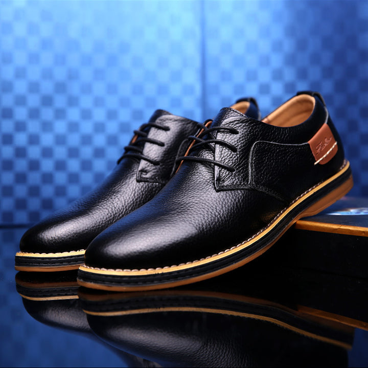 Michel — Oxford en cuir lisse, élégance & confort contemporain