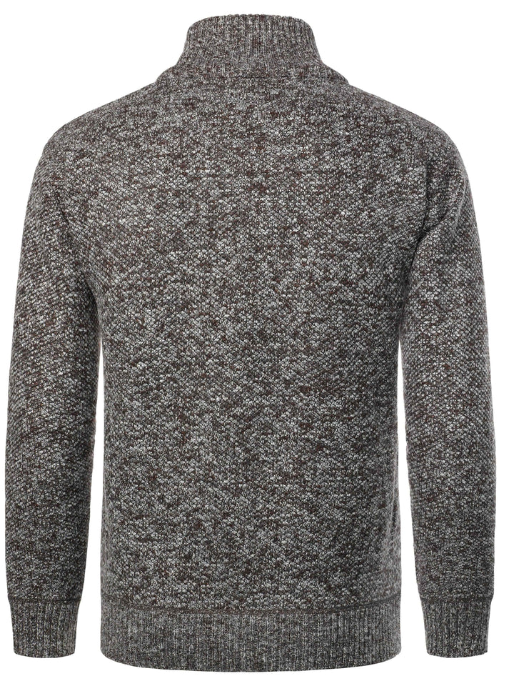 Cardigan Zippé Col Montant