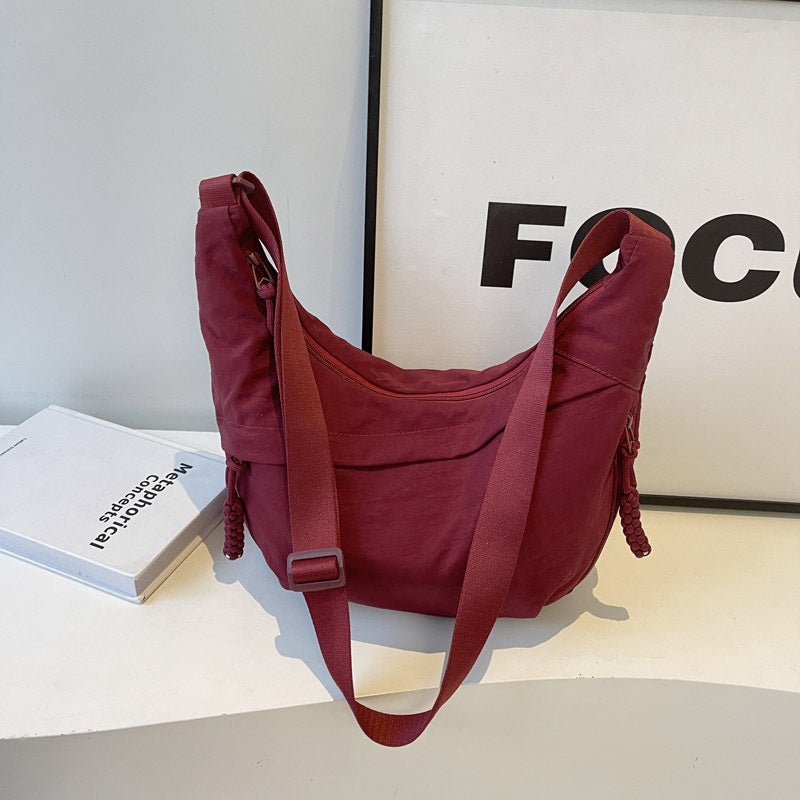 Sac à Bandoulière Élégant en Nylon pour Femme