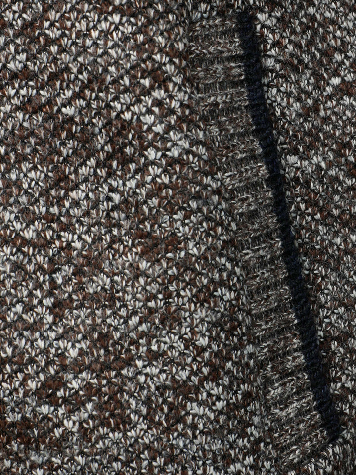 Cardigan Zippé Col Montant