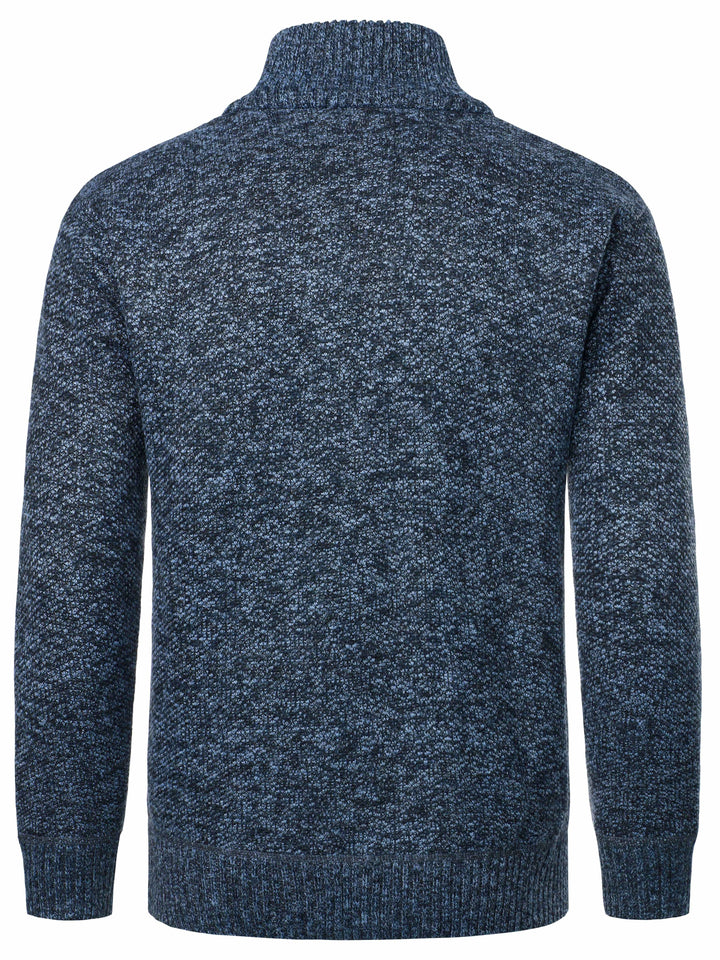 Cardigan Zippé Col Montant