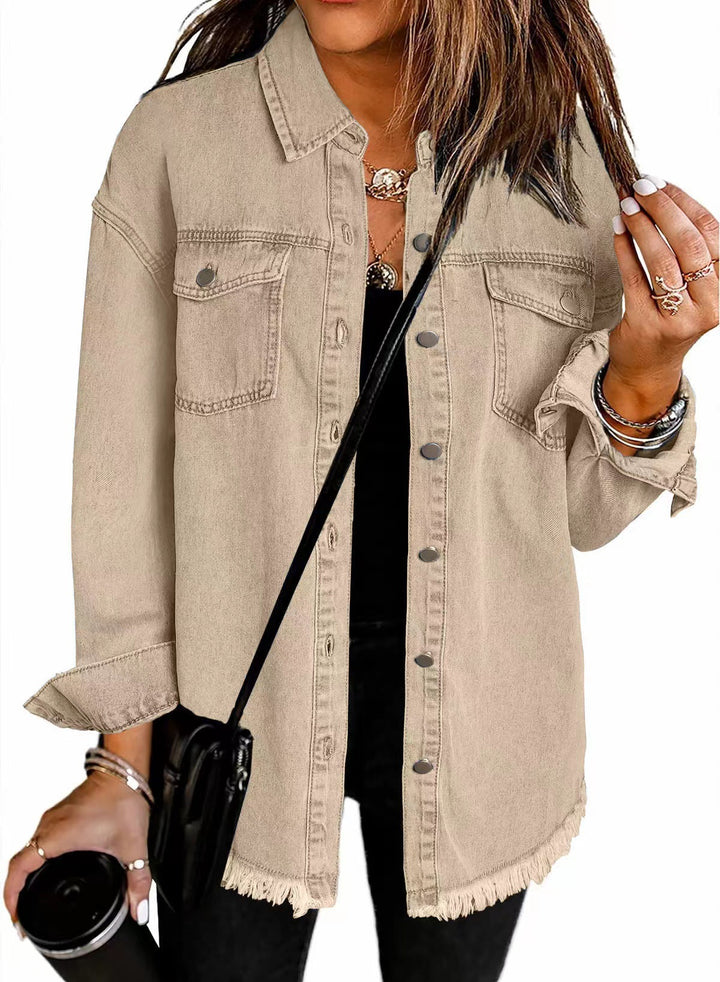 Sabine™ | Veste en Denim au Style Intemporel