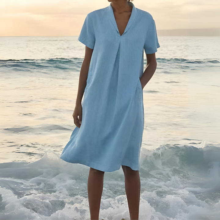 Belle™ – Robe à décolleté en V et poches