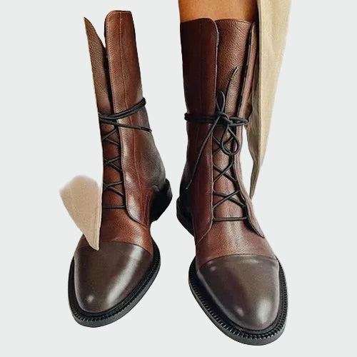 Bottes orthopédiques en cuir